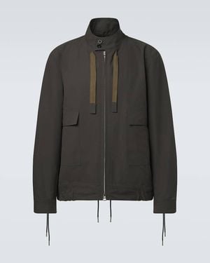 Sacai Zip-Up Technical Jacket - Black