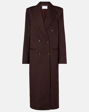 Stella McCartney Wool Twill Coat - Brown