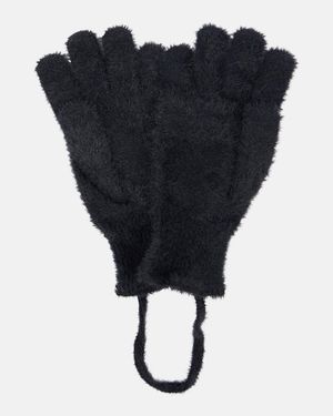 Balenciaga Bb Wool-Blend Gloves - Black