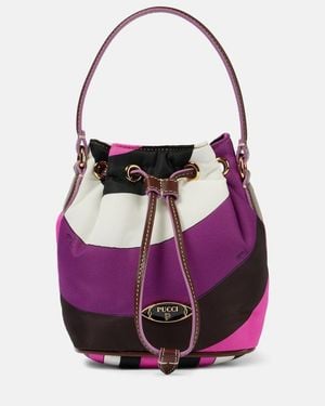 PUCCI Bolso Saco Yummy Iride De Lona - Morado