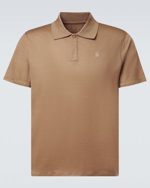 dunhill Polohemd Aus Wolle Und Kaschmir - Braun
