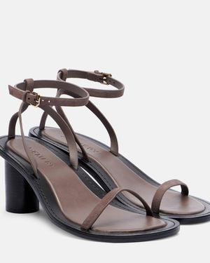 A.Emery Idris Leather Sandals - Metallic