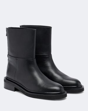 A.Emery Easton Leather Ankle Boots - Black