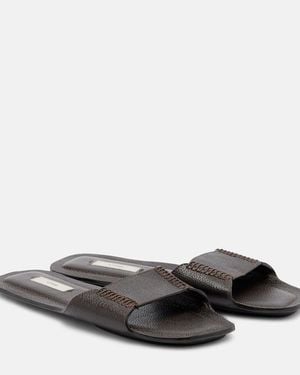 TOTEME Sandalias De Piel - Negro