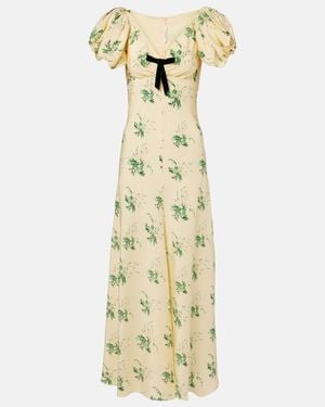 Rodarte Robe Aus Seiden-Crepe - Mettallic