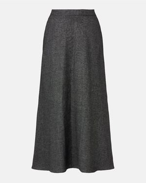 Vince Jaspe Midi Skirt - Gray