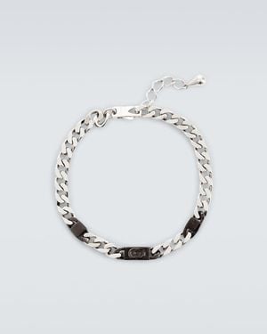 Gucci Bracciale Interlocking - Metallizzato