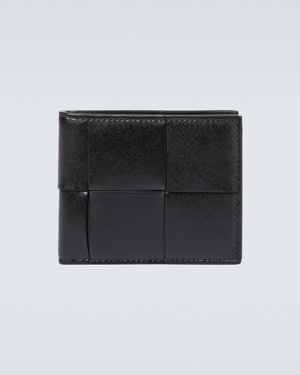 Bottega Veneta Intrecciato Leather Bifold Wallet - Black