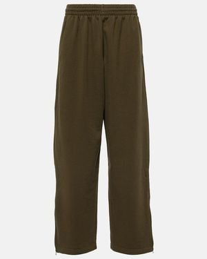 Wardrobe NYC X Hailey Bieber Cotton Jersey Track Pants - Green