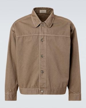 The Row Marcus Denim Jacket - Brown