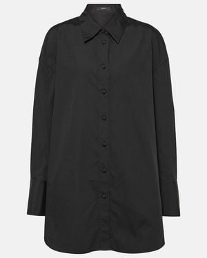 JOSEPH Berton Cotton Poplin Shirt - Black