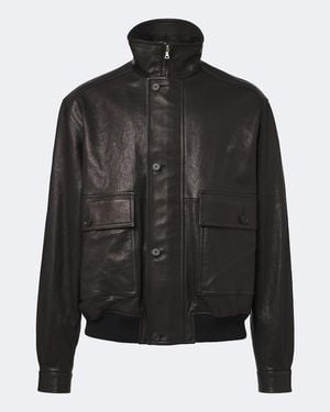 AURALEE Leather Jacket - Black