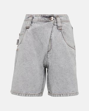 Brunello Cucinelli Denim Shorts - Gray