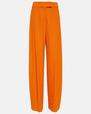 The Sei Pleated Wide-Leg Trousers - Orange