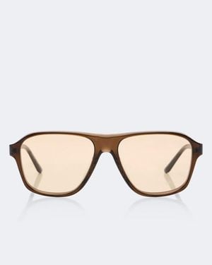 KHAITE X Oliver Peoples 1978Rx Aviator Glasses - Brown