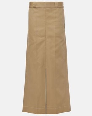 Maison Margiela Trompe L'Oil Maxi Skirt - Natural