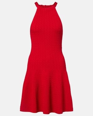 Polo Ralph Lauren Cable-Knit Minidress - Red