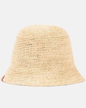 STAUD Meyers Raffia Bucket Hat - Natural