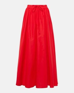 STAUD Maxi Eden Maxi Skirt - Red