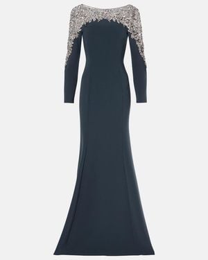 Jenny Packham Embroidered Solstice Gown - Blue