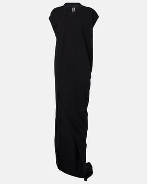 Rick Owens Edfu Cotton Maxi Dress - Black