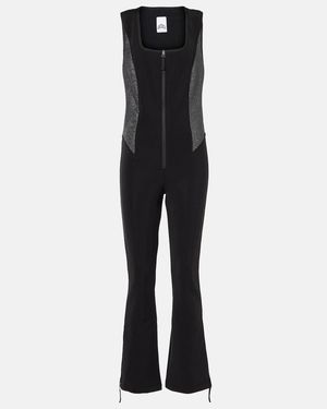 Jet Set Gala Colourblock Ski Suit - Black
