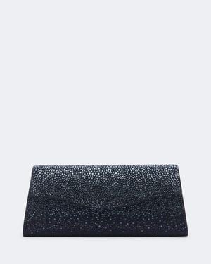 Elie Saab Midnight Embellished Clutch - Blue