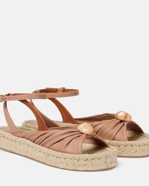 Zimmermann Sandales Gleam En Cuir - Marron