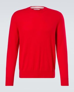 arch4 Mr Carlos Cashmere Jumper - Red