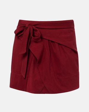 Isabel Marant Wickelrock Berenice Aus Baumwolle - Rot