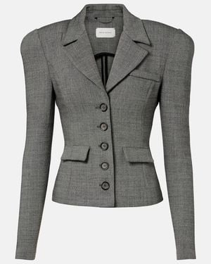 Magda Butrym Wool-Blend Blazer - Grey