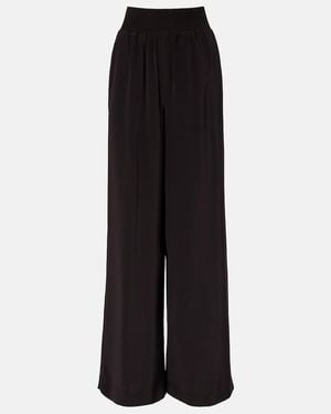 JOSEPH Nour Wide-Leg Pants - Black