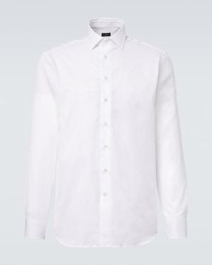 Etro Paisley Cotton Poplin Shirt - White