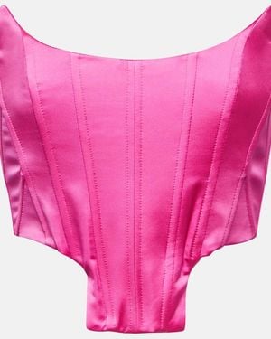 GIUSEPPE DI MORABITO Bustier Top - Pink
