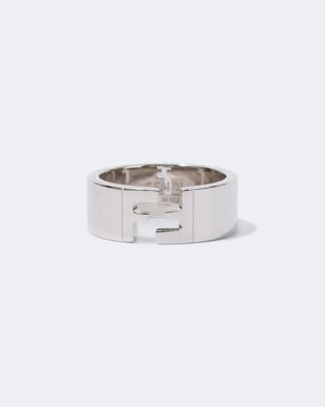 Fendi Ring Ff - Weiß
