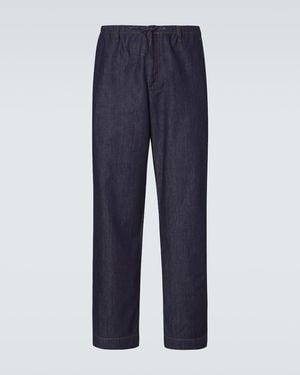 Dries Van Noten Straight Jeans - Blau
