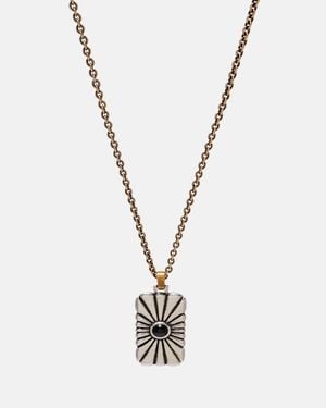 Versace Collar Circe Con Colgante - Metálico