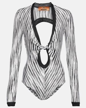 Missoni Body Tenido Por Inmersion Con Abertura - Gris