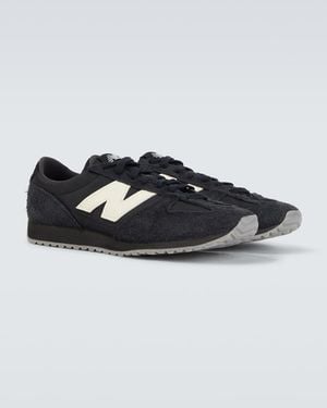 Junya Watanabe X New Balance 471 Suede-Trimmed Trainers - Black
