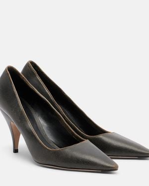 The Row Pumps Liisa Three Aus Leder - Schwarz