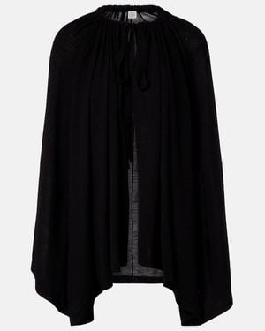 TOTEME Cape Aus Wolle Und Seide - Schwarz