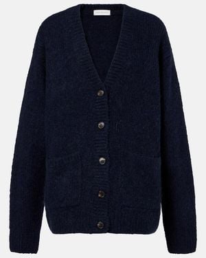 Dries Van Noten Cardigan Aus Einem Alpakawollgemisch - Blau