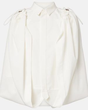 Sacai Gathered Shirt - White