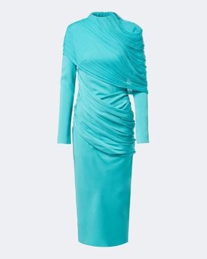 Christopher Esber Midikleid Veil - Blau