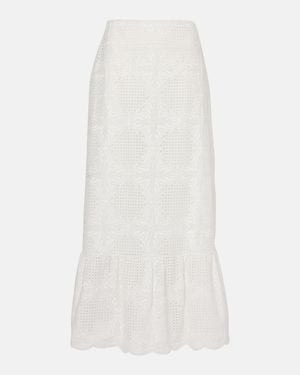 Giambattista Valli Tweed Miniskirt - White