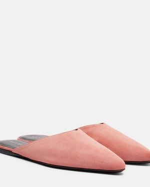 Herbert Levine Homebody Suede Mules - Pink