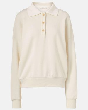 The Row Polopullover Corzas Aus Baumwolle Und Kaschmir - Weiß