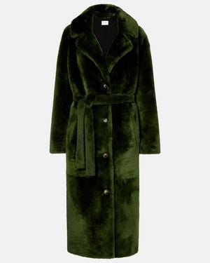 Yves Salomon Shearling Coat - Green