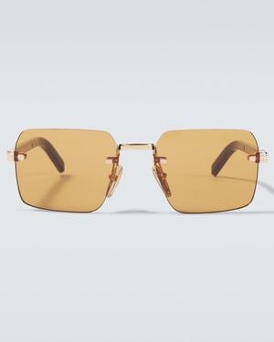 Prada Square Sunglasses - Metallic