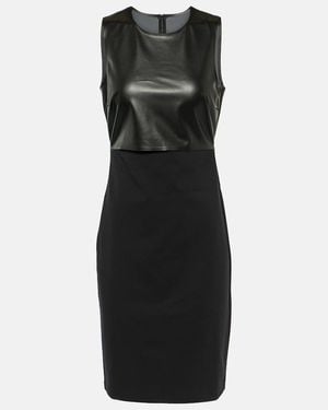 Wolford Faux Leather Minidress - Black